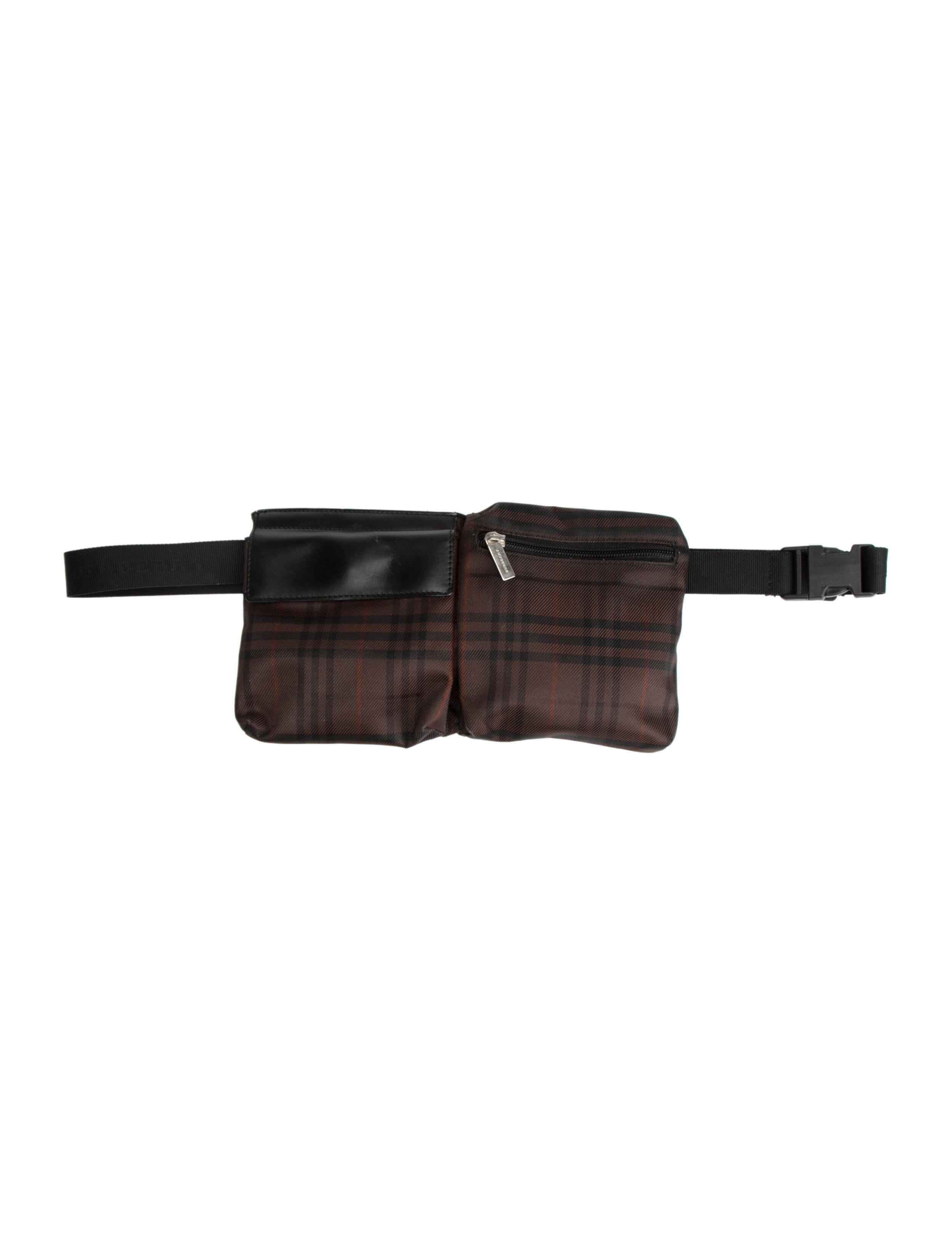 Burberry London Canvas Belt Bag