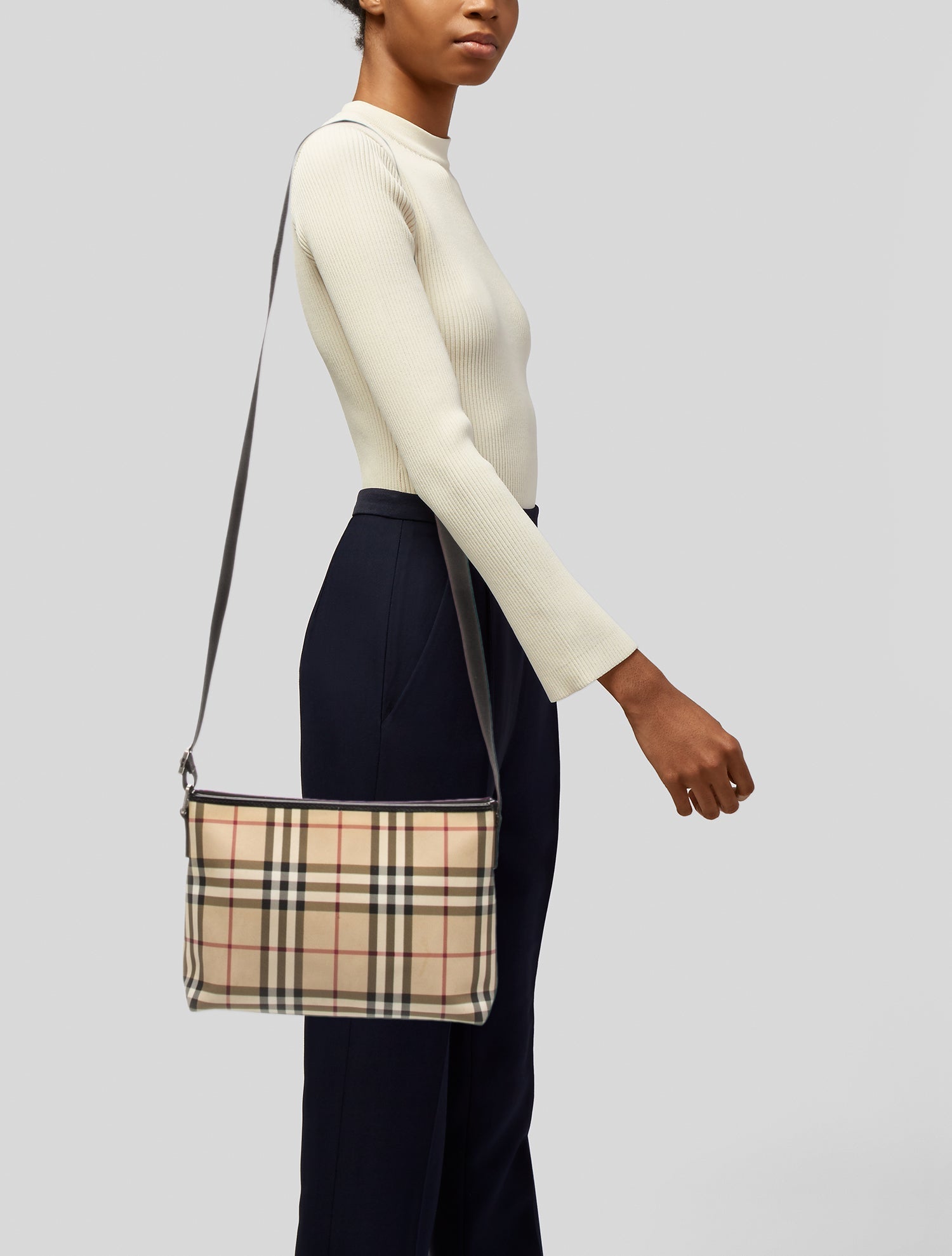 Burberry London Nova Check Shoulder Bag