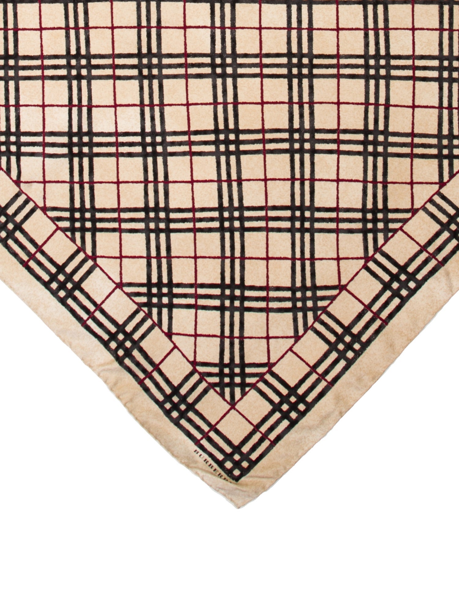 Burberry London Silk House Check Pattern Scarf