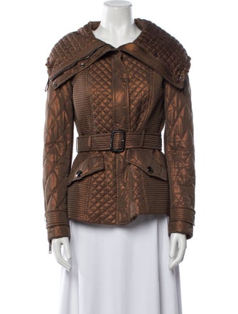 Burberry London Plaid Print Jacket