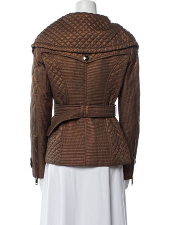 Burberry London Plaid Print Jacket