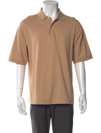 Burberry London Nova Check Pattern Collar Polo Shirt