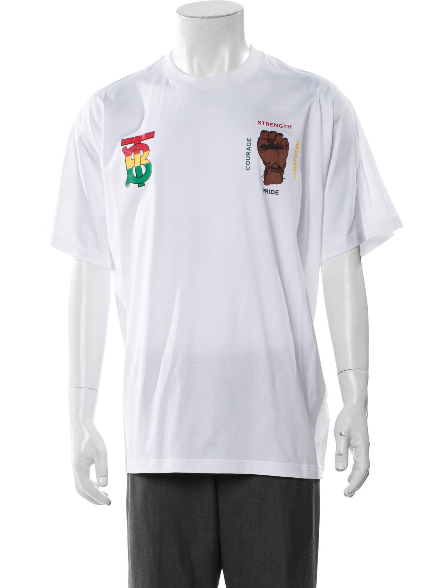 Burberry London Graphic Print Crew Neck T-Shirt w/ Tags