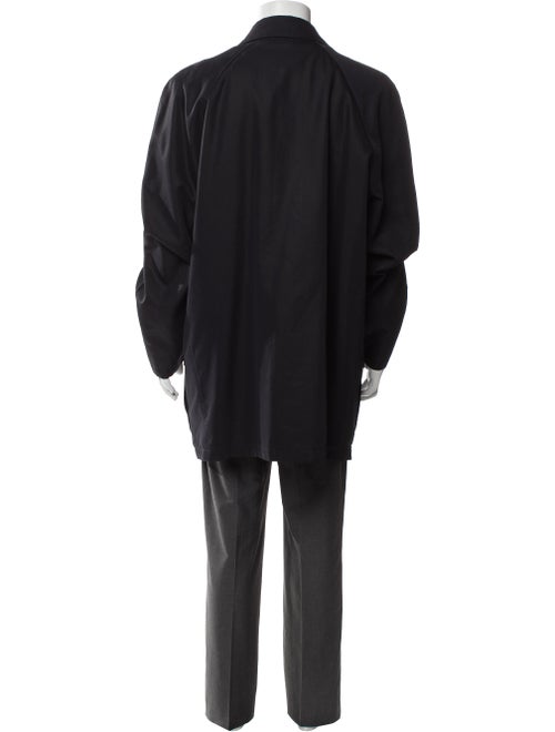 Burberry London Abstract Check Wool Parka