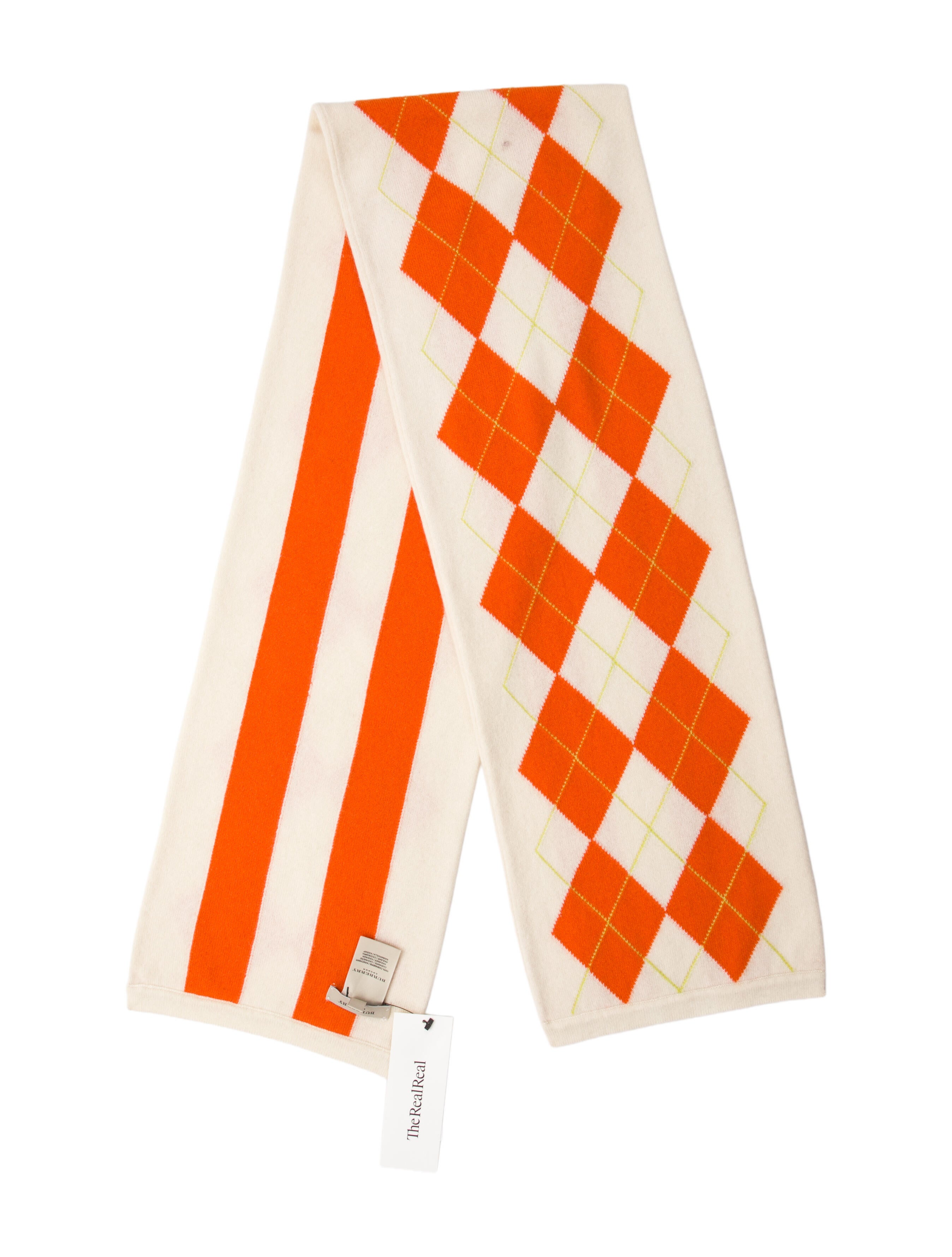 Burberry London Cashmere Striped Scarf