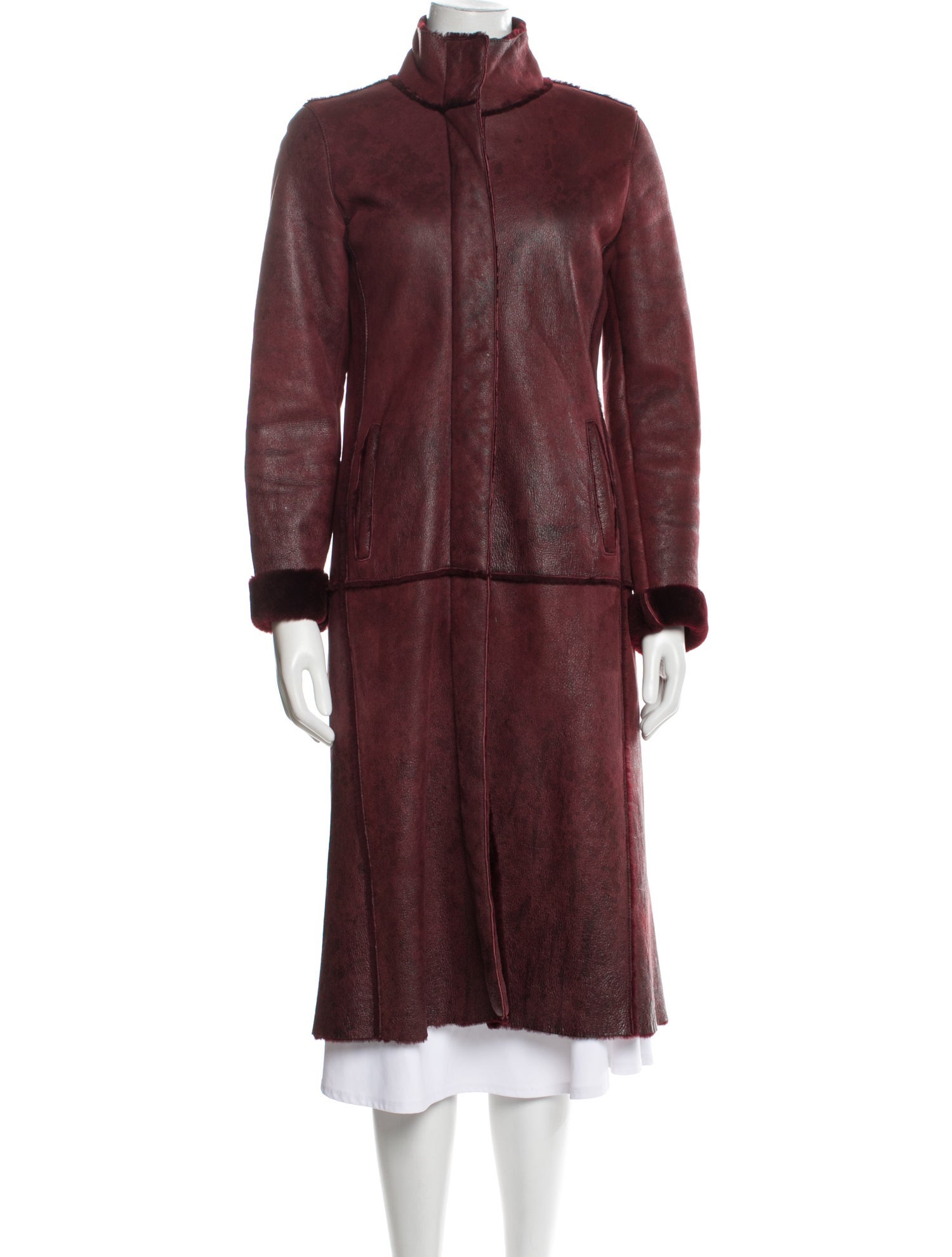 Burberry London Shearling Fur Coat