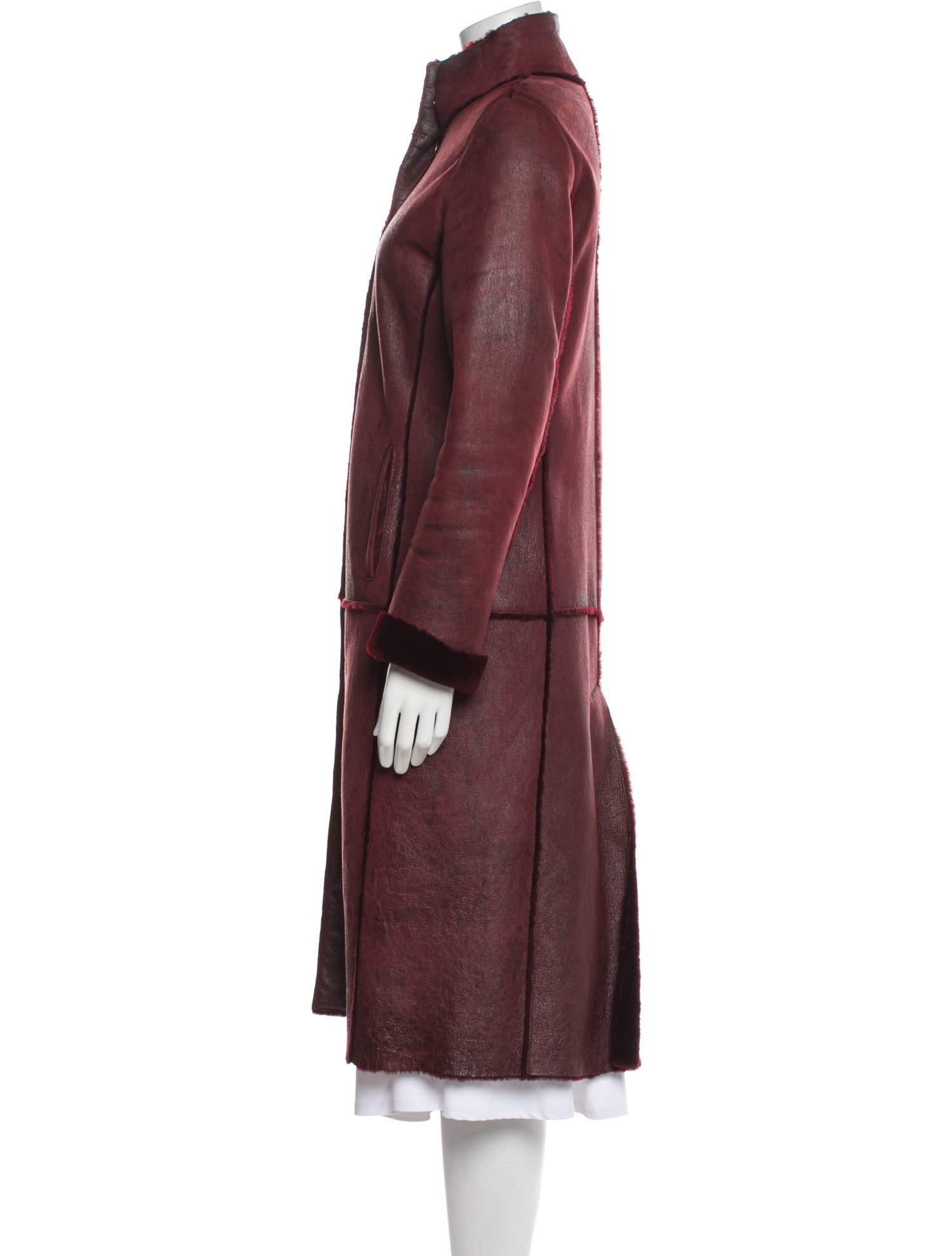 Burberry London Shearling Fur Coat