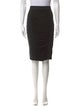 Burberry London Ruffle Embellishment Knee-Length Skirt