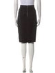 Burberry London Ruffle Embellishment Knee-Length Skirt