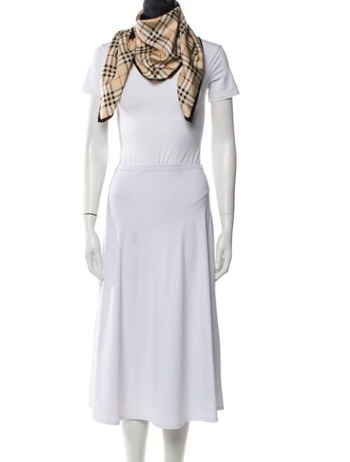 Burberry London Silk House Check Pattern Scarf