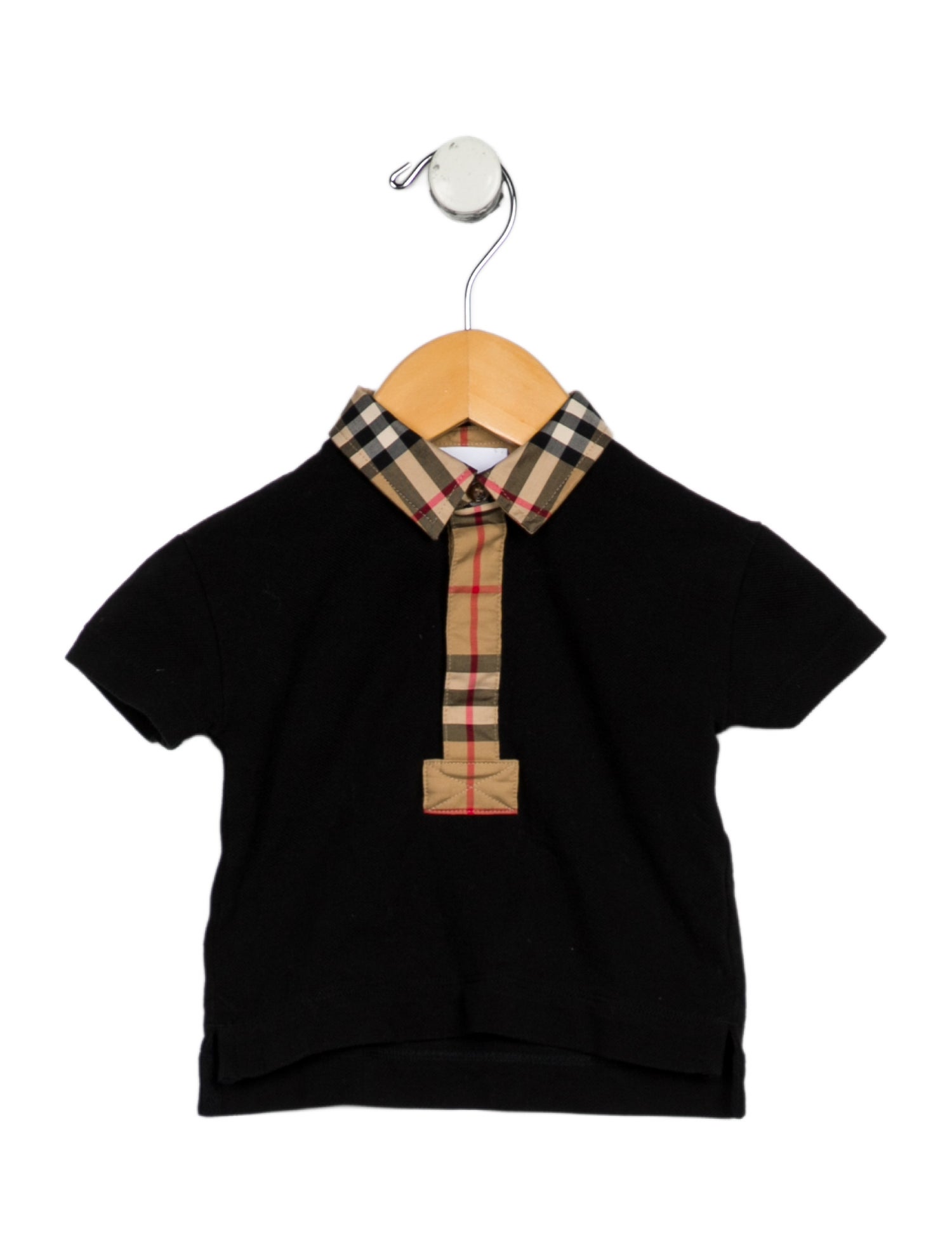 Burberry London infant boys' black multicolored shirt