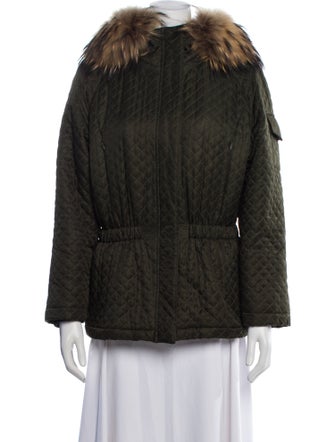 Burberry London Faux Fur Jacket
