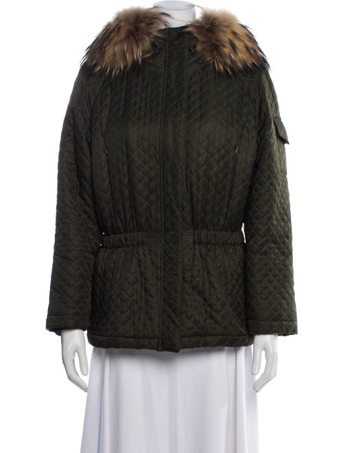 Burberry London Faux Fur Jacket