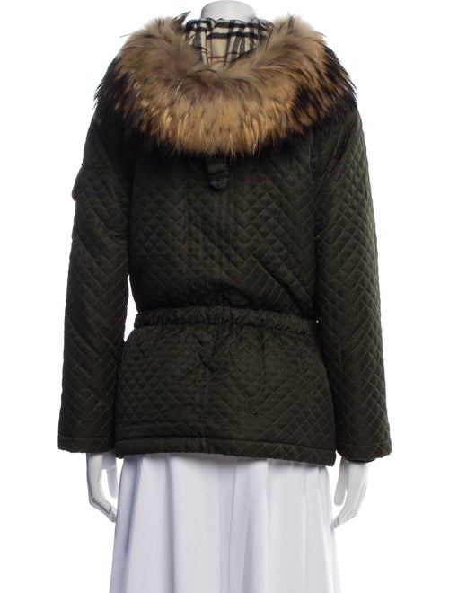 Burberry London Faux Fur Jacket