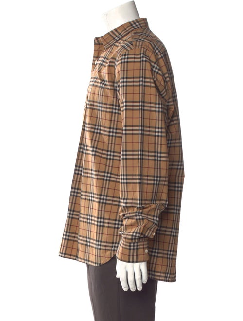 Burberry London House Check Pattern Long Sleeve Shirt