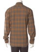 Burberry London House Check Pattern Long Sleeve Shirt