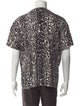 Burberry London Animal Print Crew Neck Henley