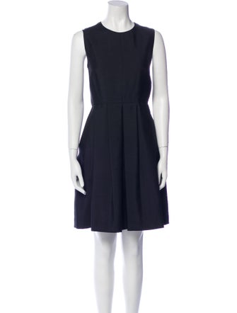 Burberry London Virgin Wool Mini Dress