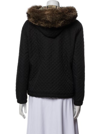 Burberry London Faux Fur Jacket