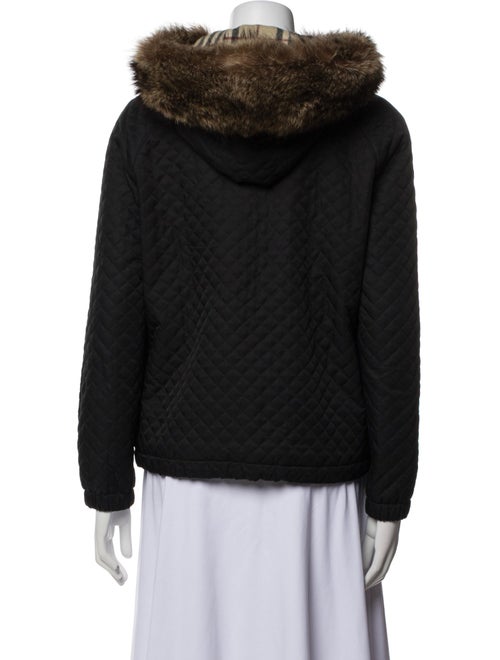 Burberry London Faux Fur Jacket