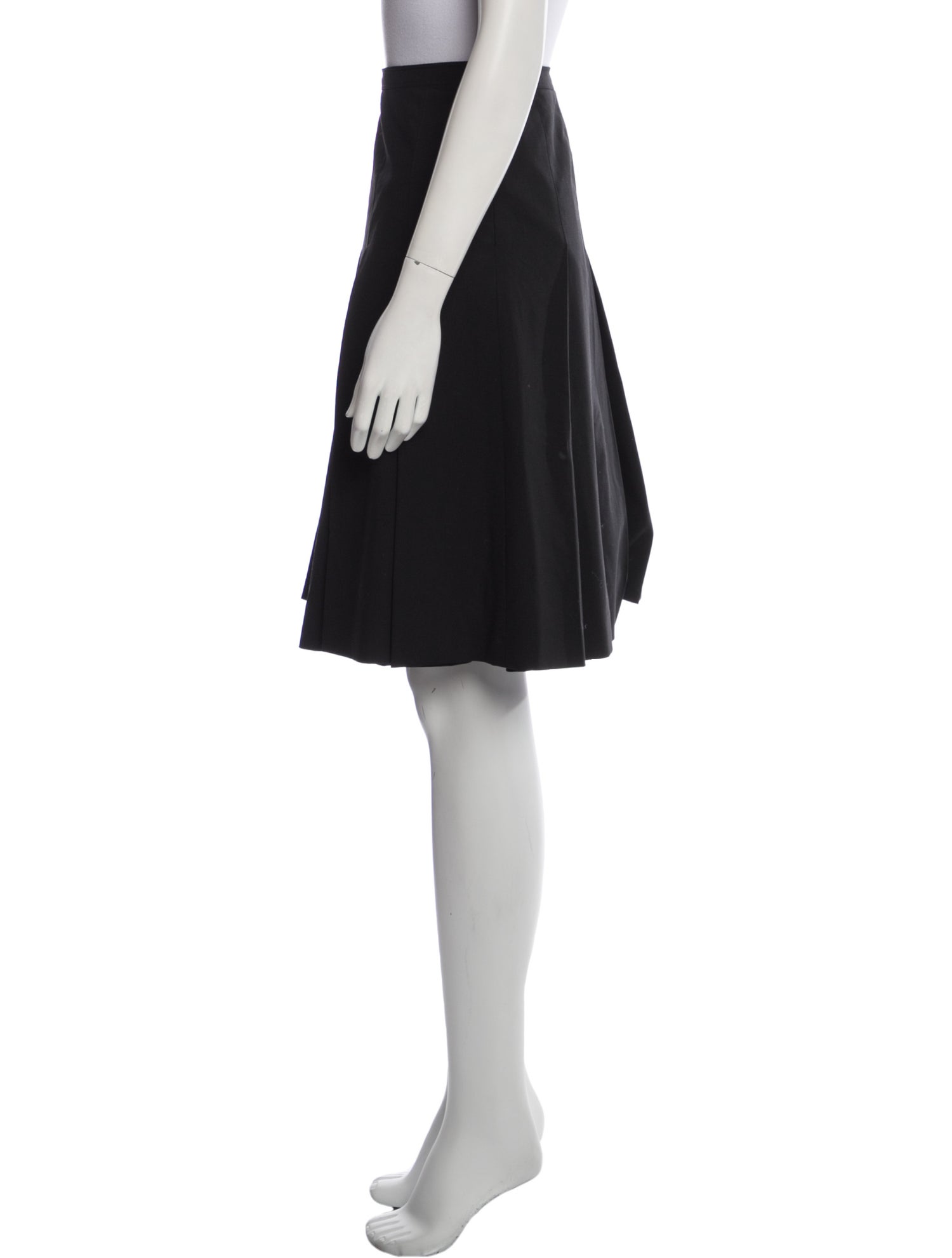 Burberry London Virgin Wool Knee-Length Skirt