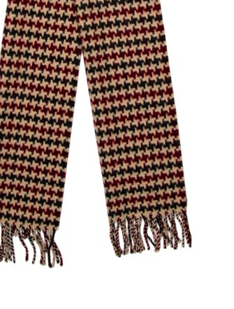 Burberry London Merino Wool Printed Scarf