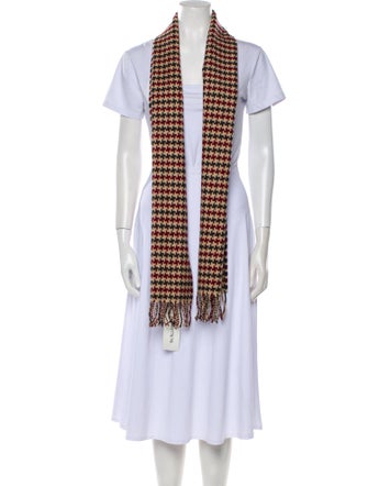 Burberry London Merino Wool Printed Scarf