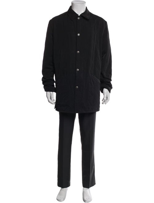 Burberry London Abstract Check Overcoat