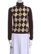 Burberry London Merino Wool Printed Sweater