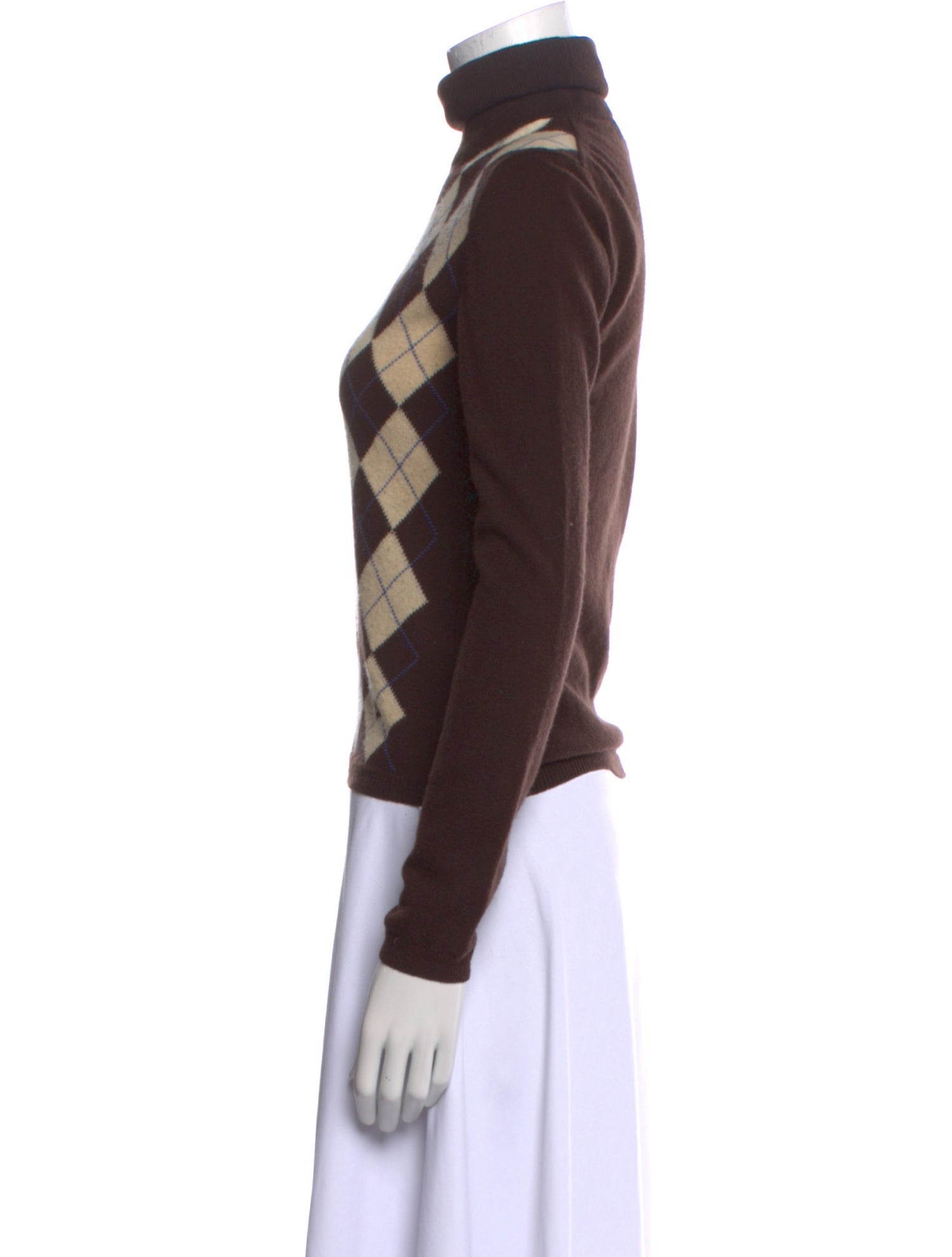 Burberry London Merino Wool Printed Sweater