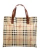 Burberry London Haymarket Check Top Handle Bag