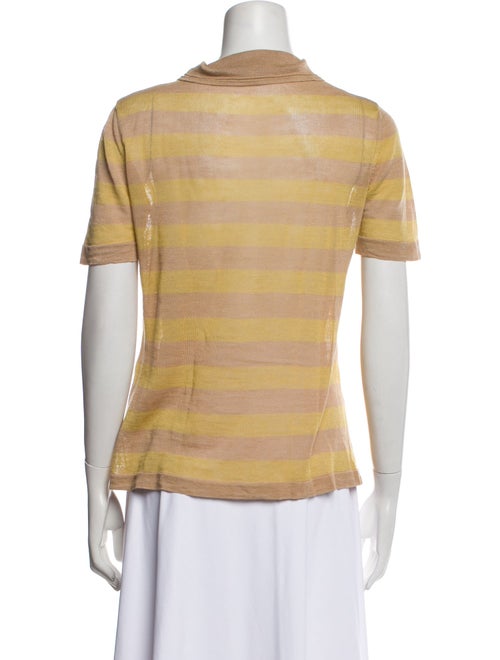 Burberry London Bamboo Plaid Print Polo