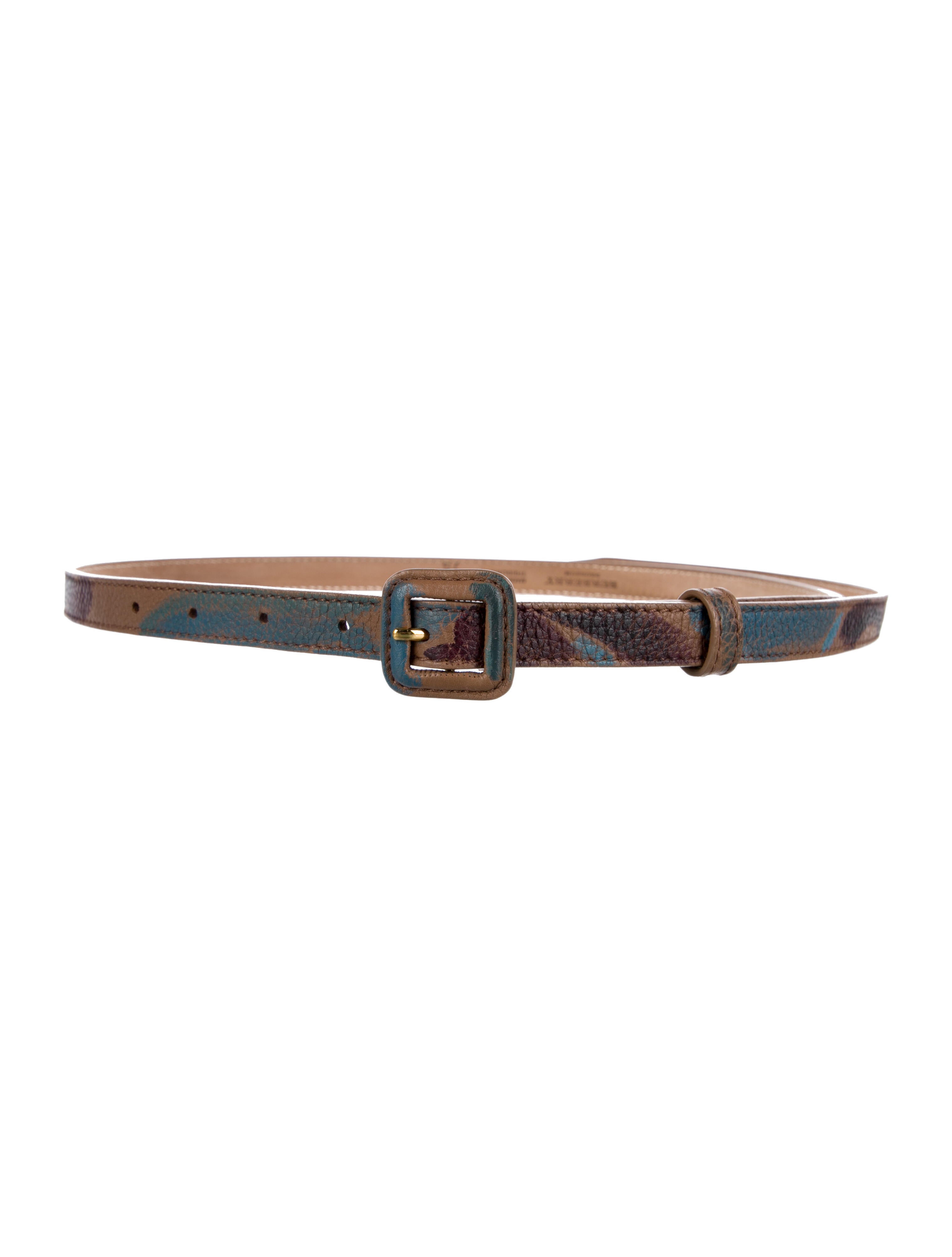 Burberry Prorsum Skinny Leather Waist Belt