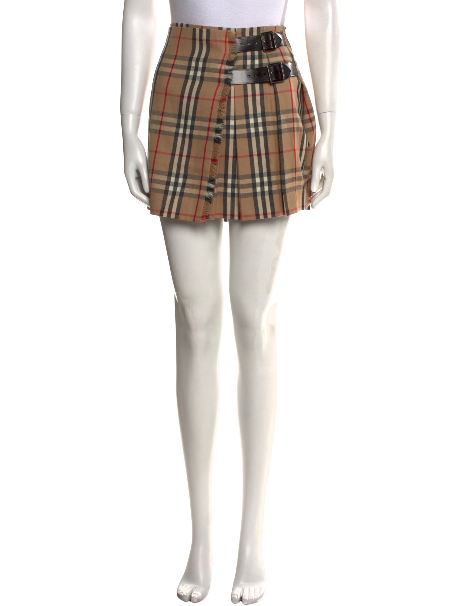 Burberry London Wool Mini Skirt