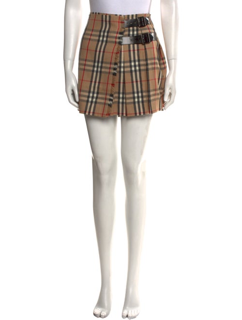 Burberry London Wool Mini Skirt