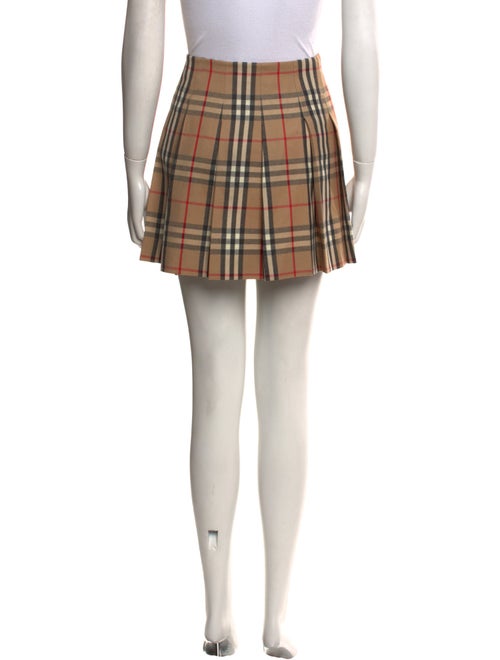 Burberry London Wool Mini Skirt