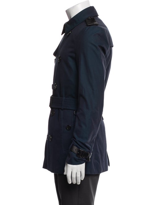 Burberry London Nova Check Pattern Trench Coat