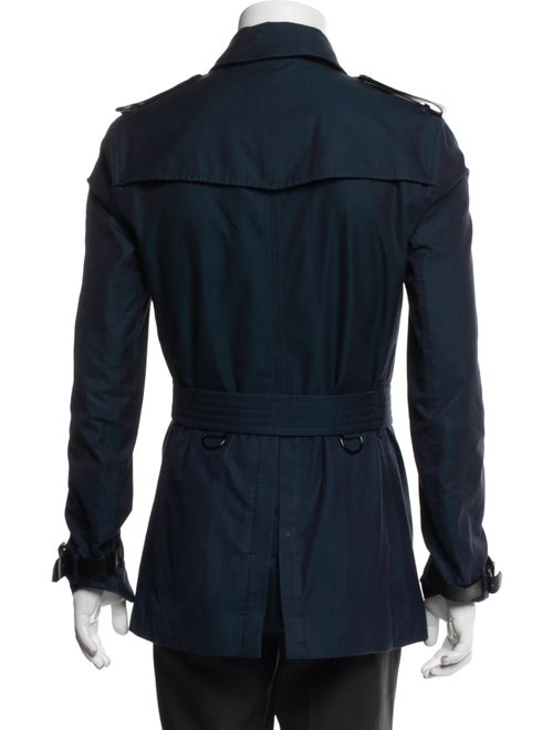 Burberry London Nova Check Pattern Trench Coat