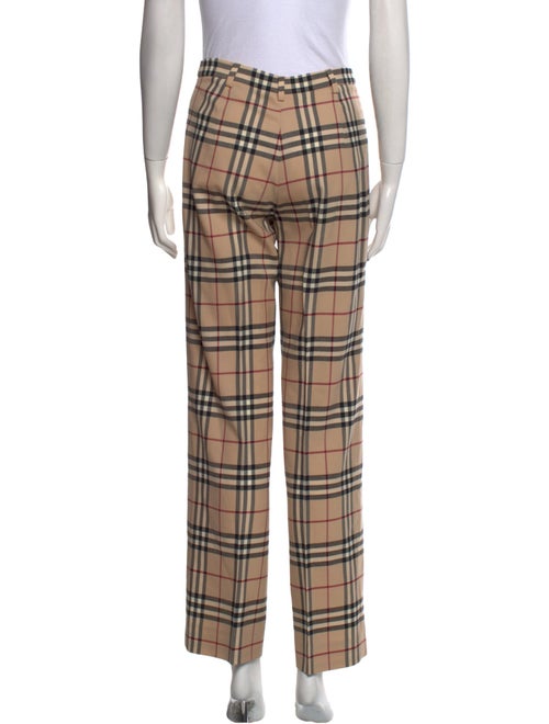 Burberry London Wool Straight Leg Pants