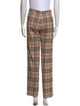 Burberry London Wool Straight Leg Pants