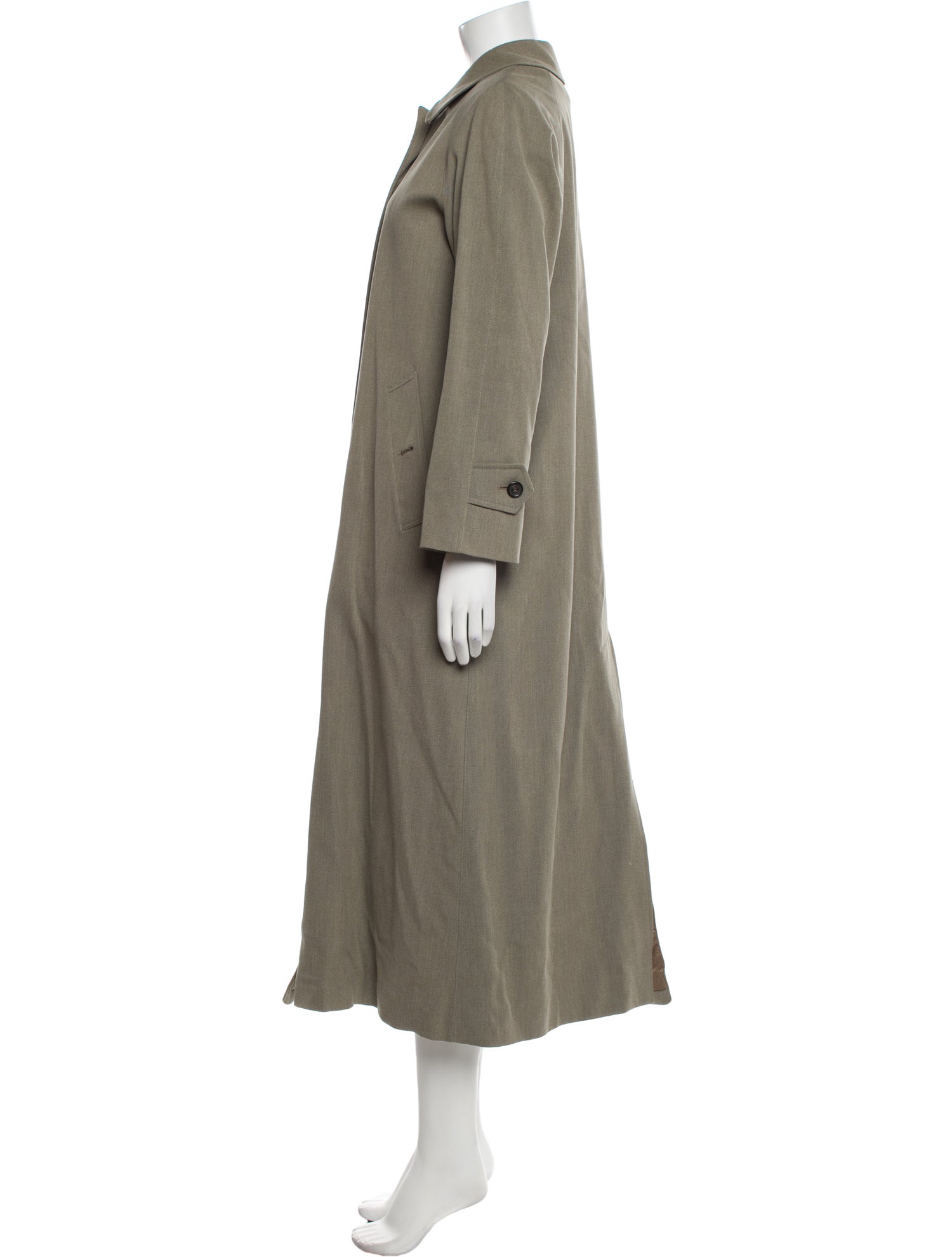 Burberry London Wool Trench Coat