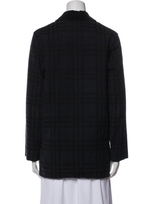 Burberry London Plaid Print Coat