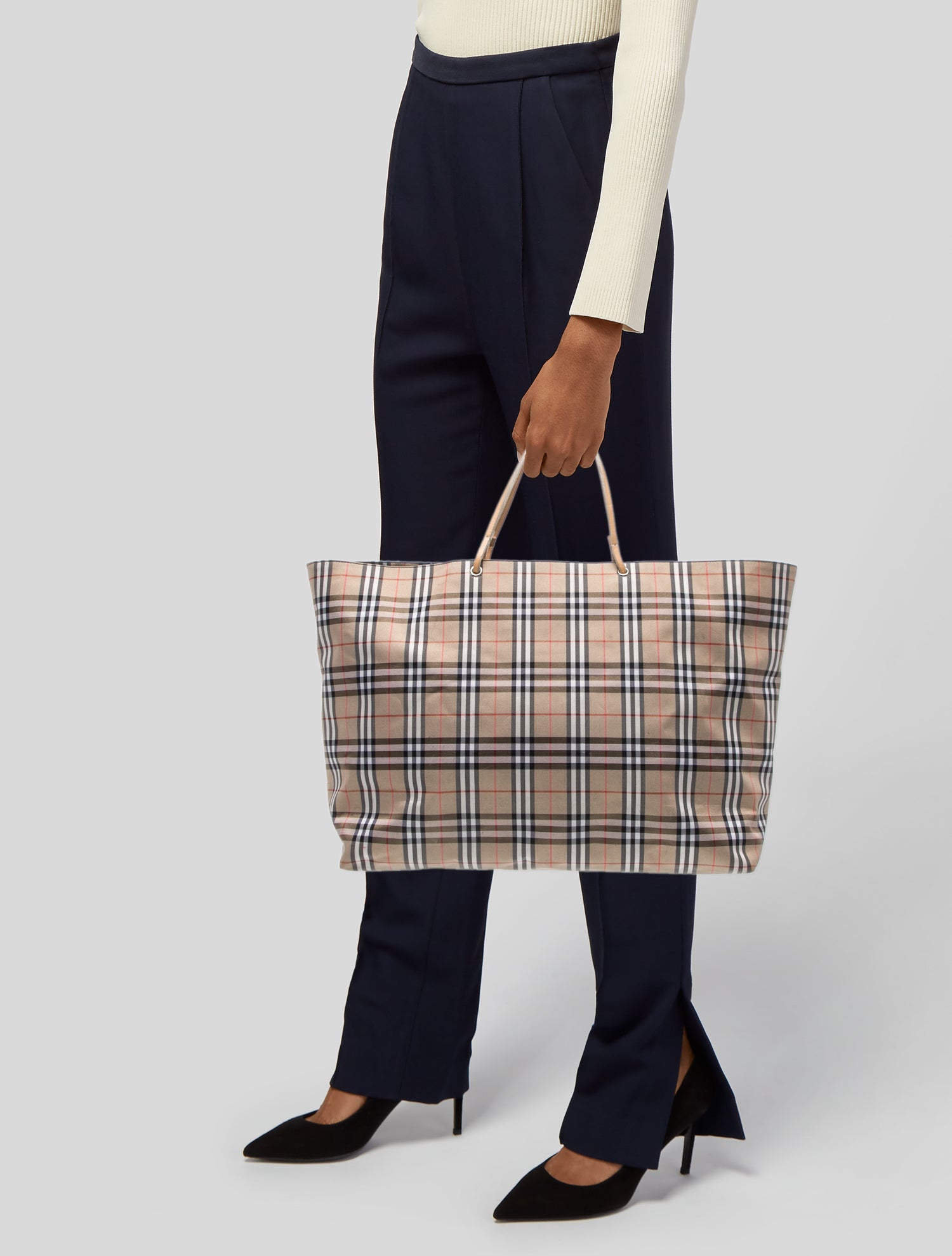 Burberry London House Check Tote