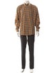 Burberry London Nova Check Pattern Long Sleeve Shirt