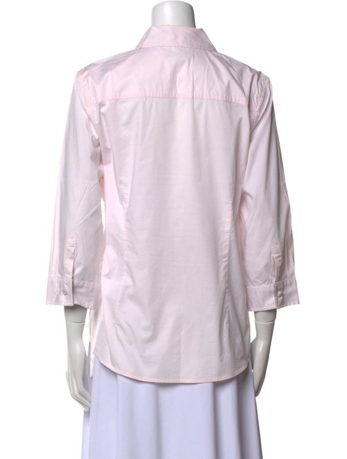 Burberry London Three-Quarter Sleeve Button-Up Top