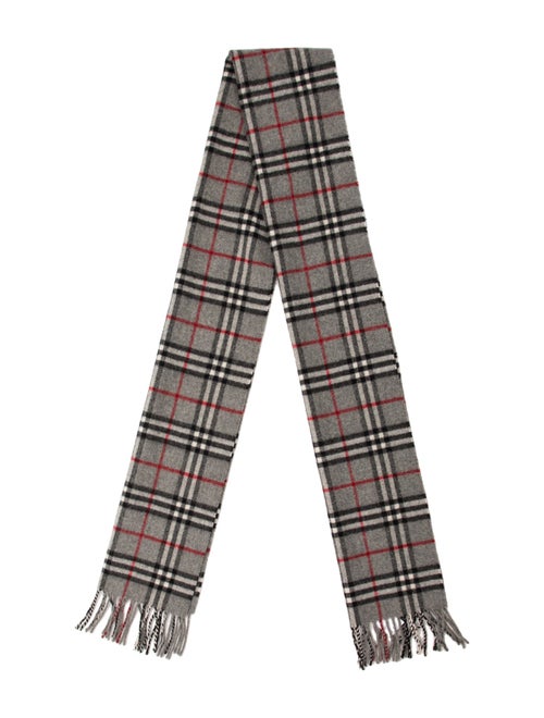Burberry London Wool Nova Check Pattern Scarf