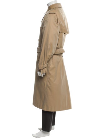 Burberry London Nova Check Pattern Trench Coat
