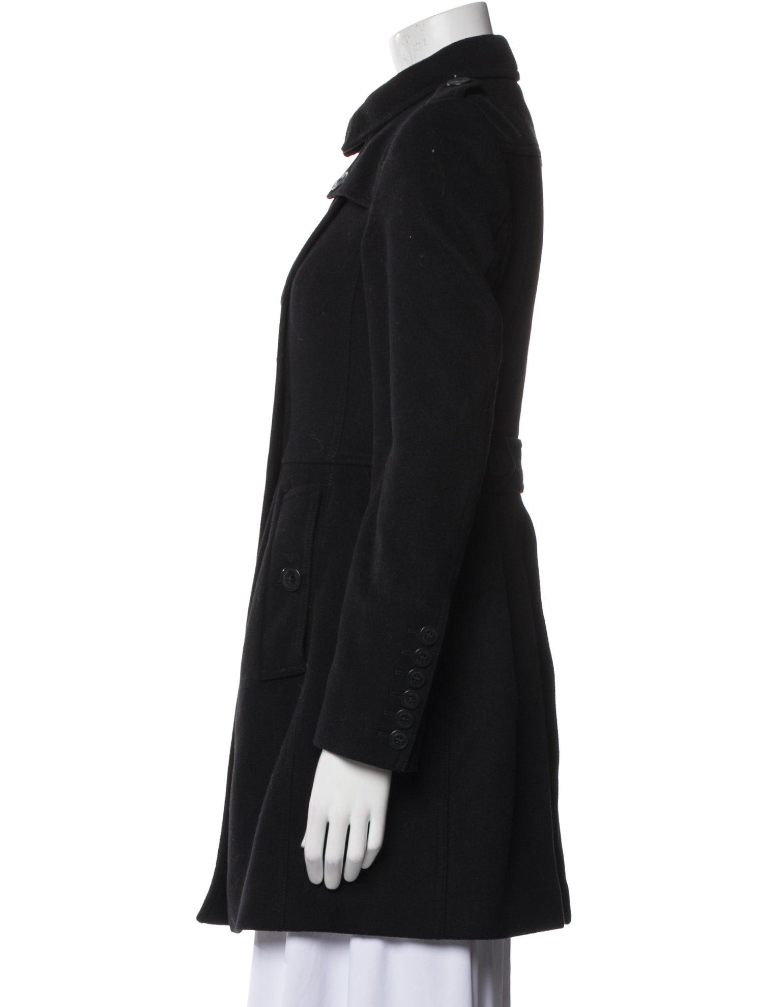 Burberry London Virgin Wool Trench Coat