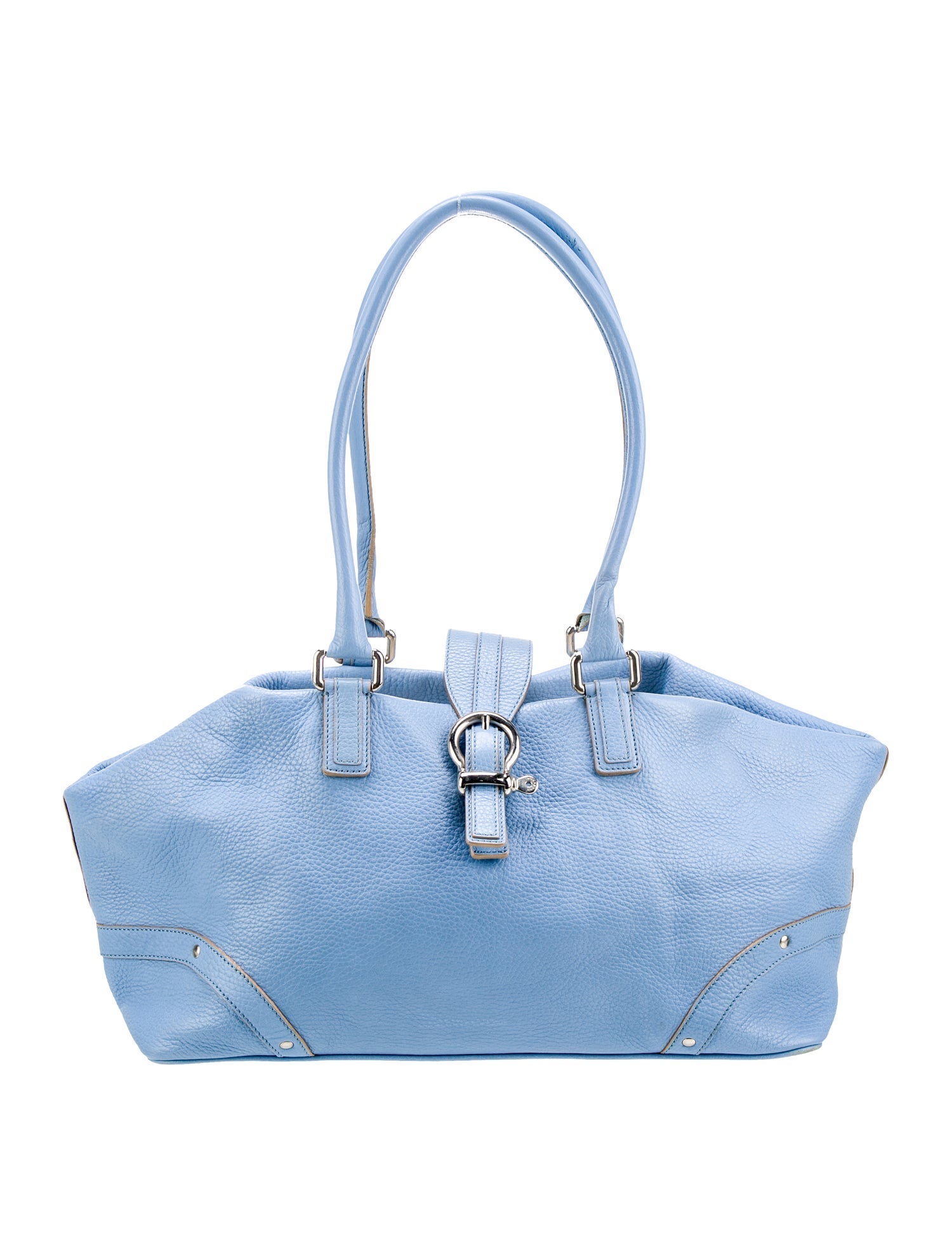 Burberry London Leather Top Handle Bag