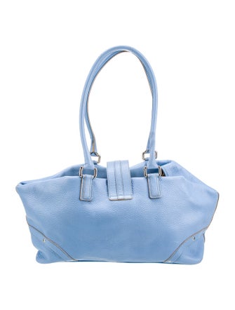 Burberry London Leather Top Handle Bag